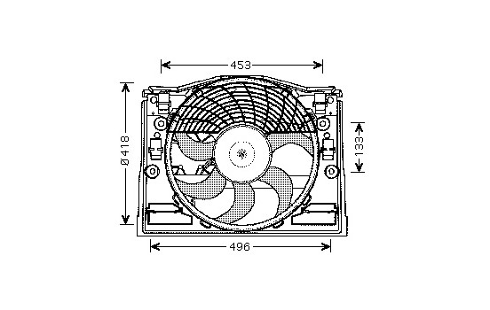 Fan, A/C condenser, Image 3