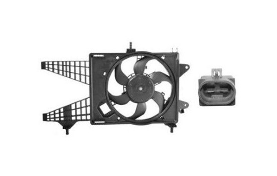 Fan, radiator 1622746 International Radiators, Image 2