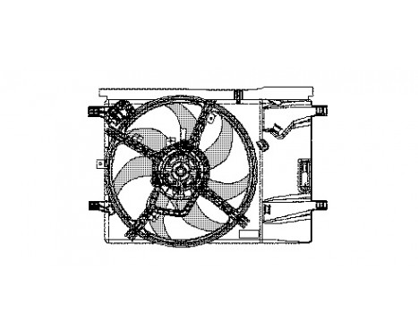 Fan, radiator 1624747 International Radiators, Image 2