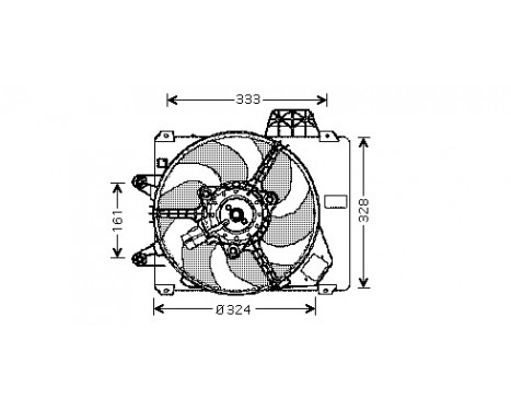 Fan, radiator 1735746 International Radiators