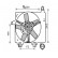 Fan, radiator 1831746 International Radiators