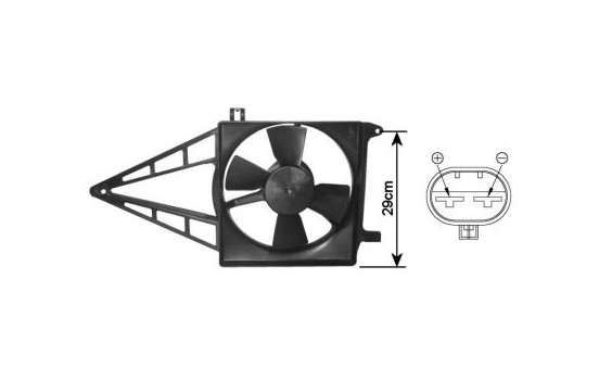 Fan, radiator 3734747 International Radiators