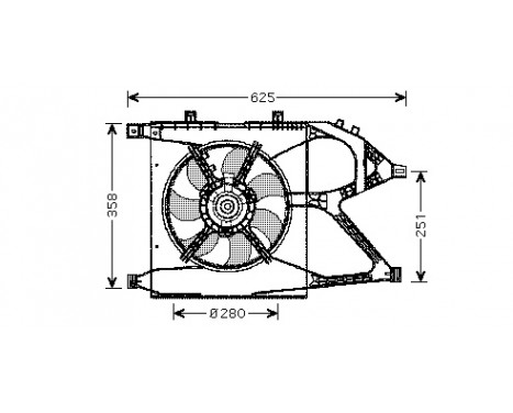 Fan, radiator 3777747 International Radiators, Image 2