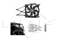 Fan, radiator 47015 NRF
