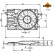 Fan, radiator 47020 NRF, Thumbnail 3
