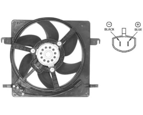 Fan, radiator 47037 NRF