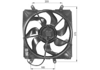 Fan, radiator 47054 NRF