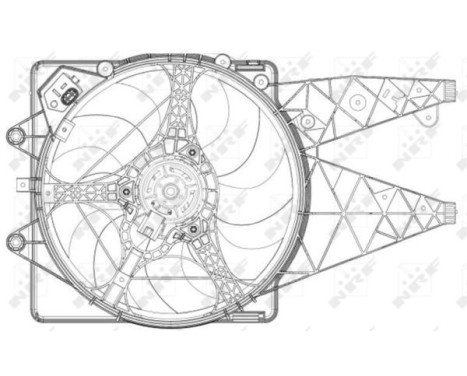 Fan, radiator 47203 NRF, Image 5