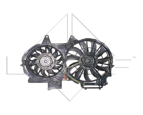 Fan, radiator 47205 NRF, Image 2