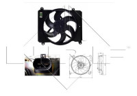 Fan, radiator 47255 NRF