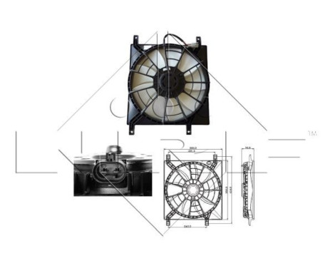 Fan, radiator 47257 NRF