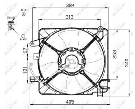 Fan, radiator 47449 NRF, Image 5