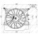 Fan, radiator 47461 NRF, Thumbnail 3