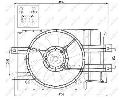 Fan, radiator 47472 NRF, Image 4