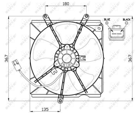 Fan, radiator 47479 NRF, Image 4