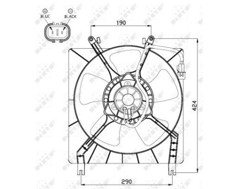 Fan, radiator 47492 NRF, Image 4
