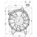 Fan, radiator 47499 NRF, Thumbnail 4
