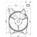 Fan, radiator 47515 NRF, Thumbnail 3
