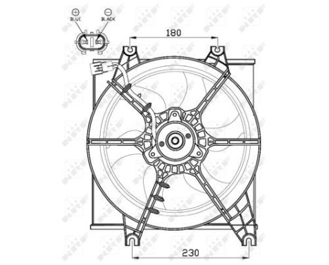 Fan, radiator 47546 NRF, Image 3