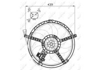 Fan, radiator 47553 NRF