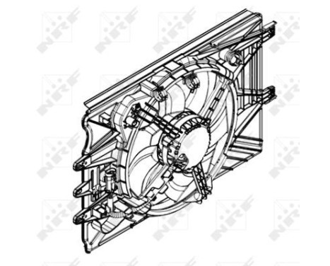 Fan, radiator 47594 NRF