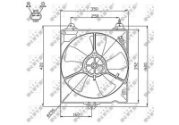 Fan, radiator 47753 NRF