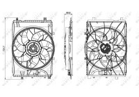 Fan, radiator 47851 NRF
