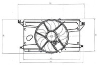 Fan, radiator 47879 NRF