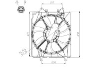 Fan, radiator 47934 NRF