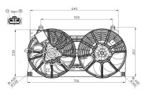 Fan, radiator 47940 NRF