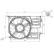 Fan, radiator 47954 NRF