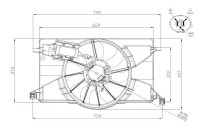 Fan, radiator 47959 NRF