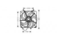 Fan, radiator 5304746 International Radiators
