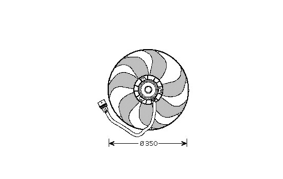 Fan, radiator 5825745 International Radiators, Image 2