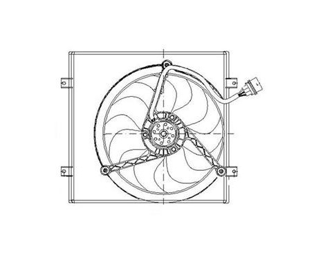 Fan, radiator 5827746 International Radiators, Image 2