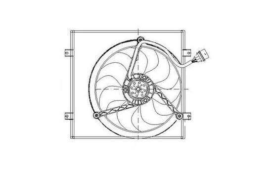 Fan, radiator 5827746 International Radiators, Image 2