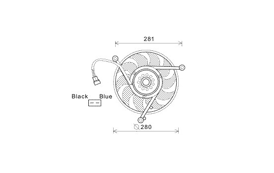 Fan, radiator 5874746 International Radiators, Image 2