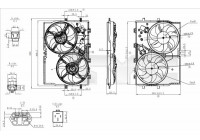 Fan, radiator 809-0039 TYC