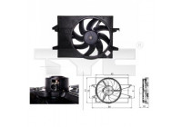 Fan, radiator 810-0026 TYC
