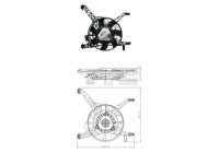Fan, radiator 810-0041 TYC