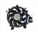 Fan, radiator 825-0041 TYC, Thumbnail 2