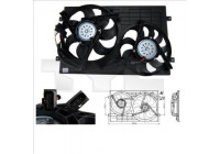 Fan, radiator 832-0001 TYC