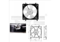 Fan, radiator 836-0008 TYC