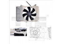 Fan, radiator 836-0011 TYC
