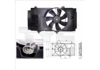 Fan, radiator 836-0014 TYC