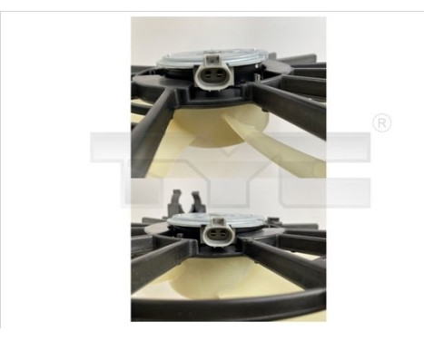 Fan, radiator 836-0016 TYC, Image 3