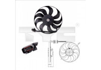 Fan, radiator 837-0006 TYC