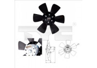 Fan, radiator 837-0007 TYC