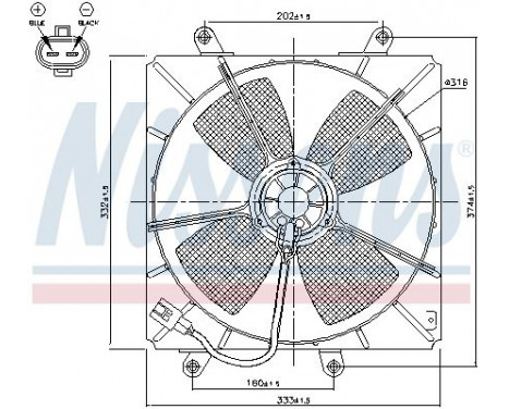 Fan, radiator 85000 Nissens, Image 7