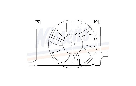 Fan, radiator 85005 Nissens, Image 6